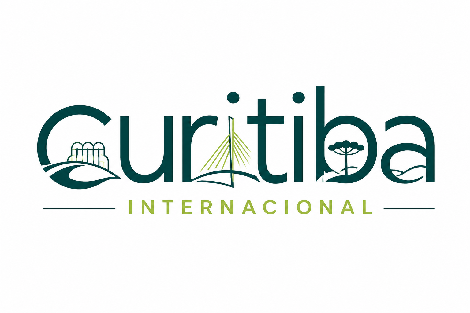 Identidade visual Curitiba Internacional